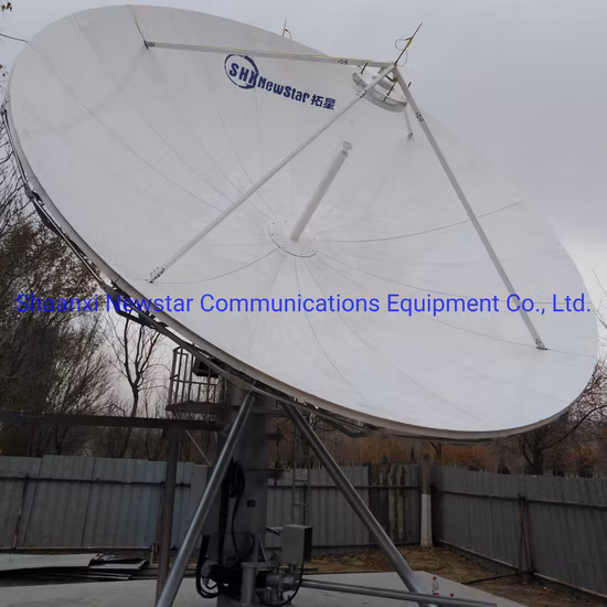 7.3m Outdoor Motorized Ring Focus Earth Station Antenna