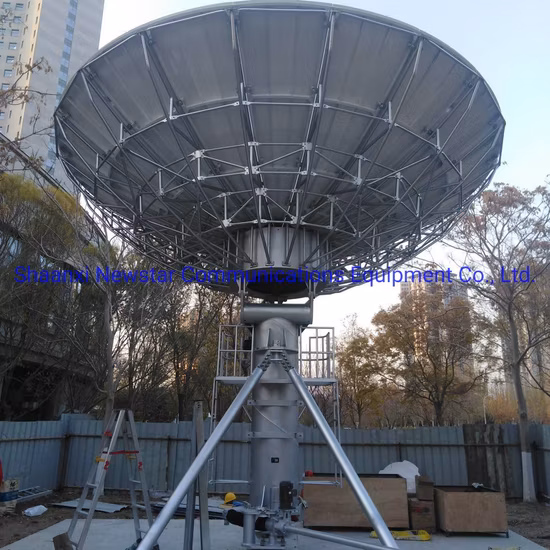 7.3m Outdoor Motorized Ring Focus Earth Station Antenna